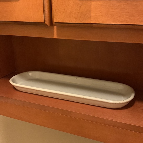 Pottery Barn ceramic speckle glaze tray/dish - Picture 8 of 8